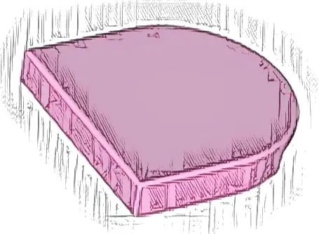 Tile, Round 2 x 2 Half Circle Extended