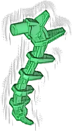 Plant Vine Seaweed / Appendage Spiked / Bionicle Spine