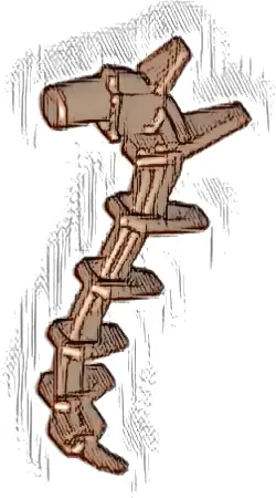 Plant Vine Seaweed / Appendage Spiked / Bionicle Spine