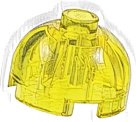 Brick, Round 2 x 2 Dome Top