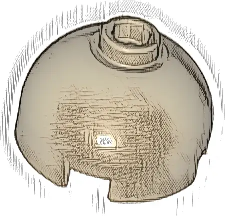 Brick, Round 2 x 2 Dome Top