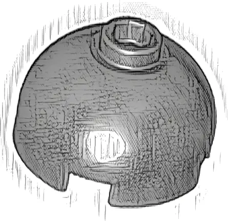 Brick, Round 2 x 2 Dome Top