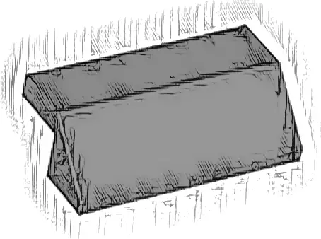 Slope 45 2 x 4 with Cutout without Studs