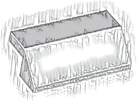 Slope 45 2 x 4 with Cutout without Studs
