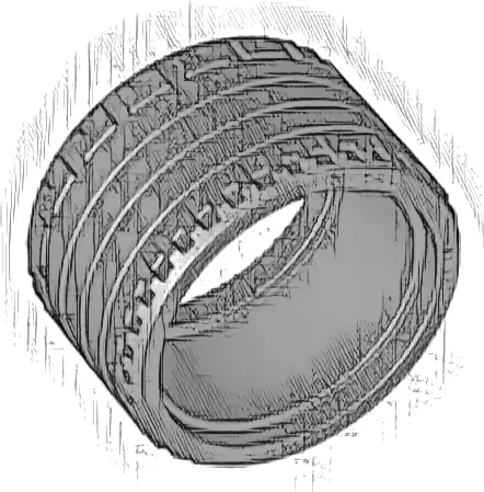 Tire 37 x 22 ZR