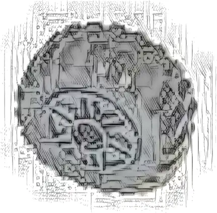 Wheel 18mm D. x 14mm with Pin Hole, Fake Bolts and Shallow Spokes with Black Tire 30.4 x 14 Offset Tread - Band Around Center of Tread (55981 / 92402)