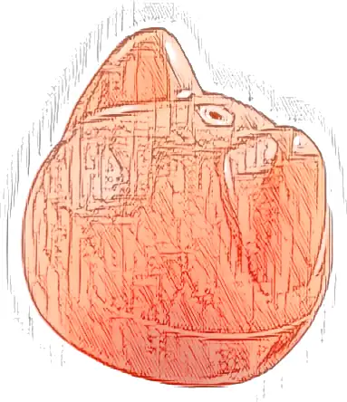 Brick, Round 1 x 1 Ball with Cat Ears