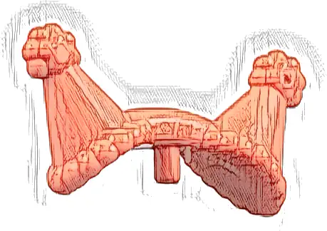 Minifigure, Headband with 2 Party Hats