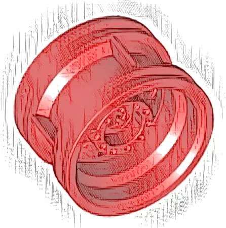 Wheel 30.4mm D. x 20mm with No Pin Holes and Reinforced Rim