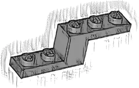 Bracket 5 x 1 x 1 1/3