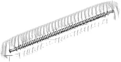 Hose, Flexible Ribbed with 8mm Ends 19L / 15.2cm