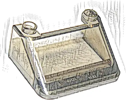 Windscreen 3 x 4 x 1 1/3 Large Glass Surface