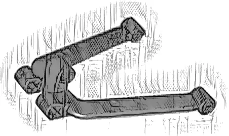 Technic Wishbone Suspension Arm Double