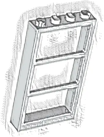 Window 1 x 4 x 6 with 3 Panes