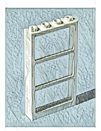 Window 1 x 4 x 6 with 3 Panes with Trans-Clear Glass (57894 / 57895)