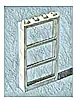 Window 1 x 4 x 6 with 3 Panes with Trans-Clear Glass (57894 / 57895)