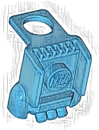 Minifigure Jet Pack with Short Nozzles and Stud