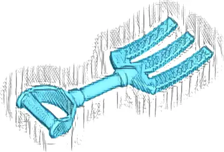 Duplo Utensil Pitchfork
