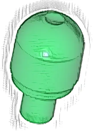 Bar with Light Bulb Cover (Bionicle Barraki Eye)