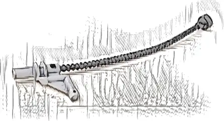 Duplo Hose 11L with Stud Holder and Light Bluish Gray Nozzle