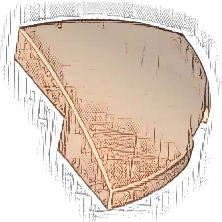 Slope, Curved 2 x 2 x 2/3 Corner Round