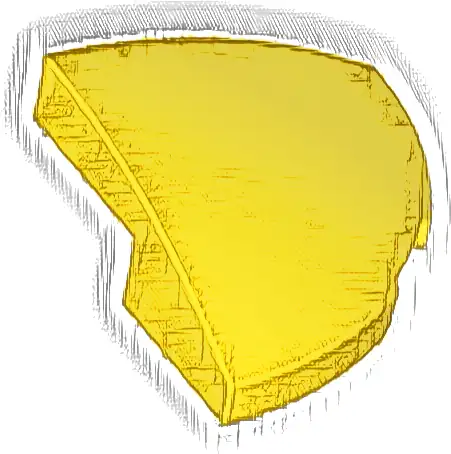 Slope, Curved 2 x 2 x 2/3 Corner Round