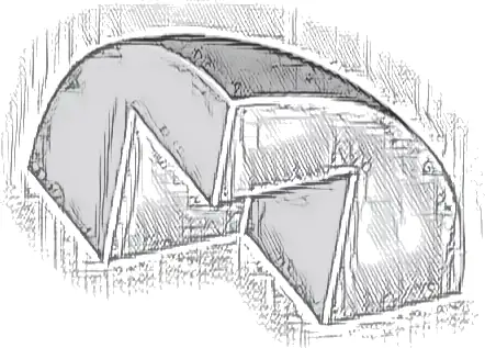 Brick, Round Corner 2 x 2 x 1 2/3 Dome Top