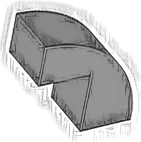 Slope, Curved 2 x 1 x 1 2/3