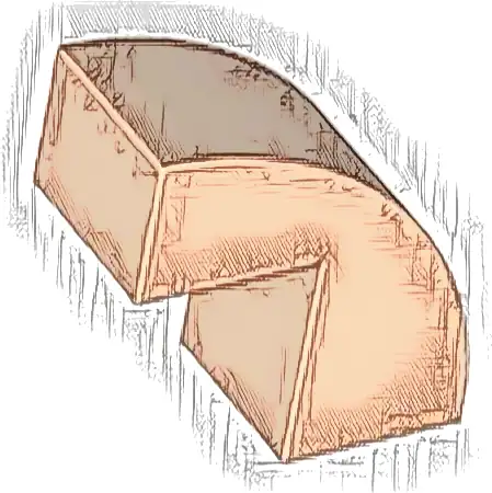 Slope, Curved 2 x 1 x 1 2/3