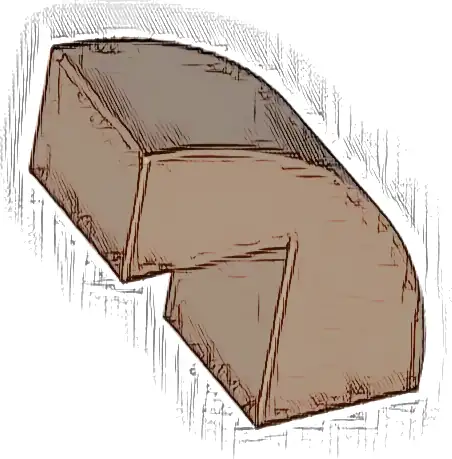 Slope, Curved 2 x 1 x 1 2/3