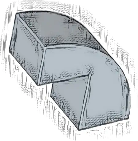 Slope, Curved 2 x 1 x 1 2/3