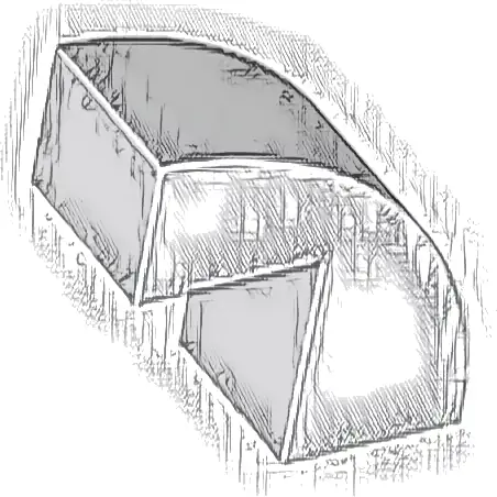 Slope, Curved 2 x 1 x 1 2/3