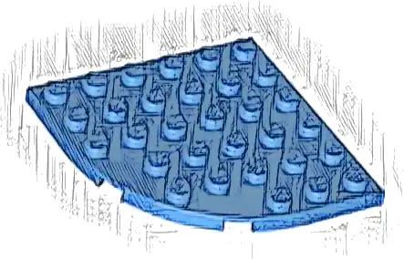 Plate, Round Corner 6 x 6