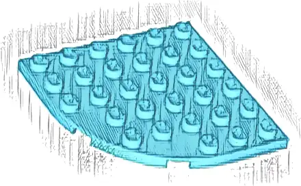 Plate, Round Corner 6 x 6