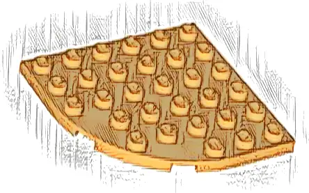 Plate, Round Corner 6 x 6