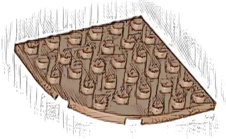 Plate, Round Corner 6 x 6