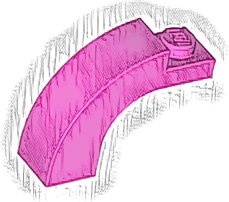 Arch 1 x 3 x 2 Curved Top