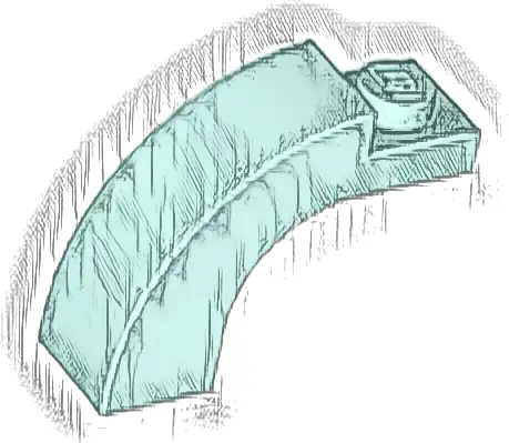 Arch 1 x 3 x 2 Curved Top