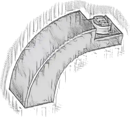 Arch 1 x 3 x 2 Curved Top