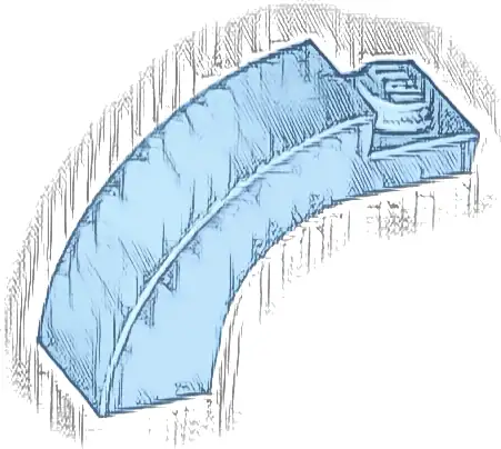 Arch 1 x 3 x 2 Curved Top