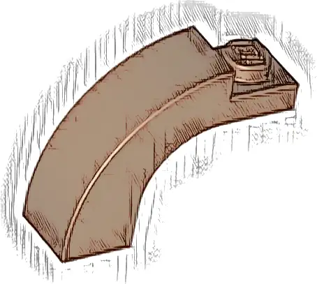 Arch 1 x 3 x 2 Curved Top