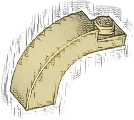 Arch 1 x 3 x 2 Curved Top