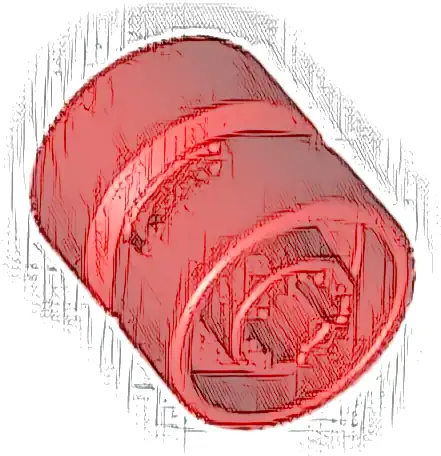 Wheel 11mm D. x 12mm, Hole Notched for Wheels Holder Pin