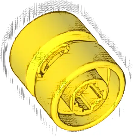 Wheel 11mm D. x 12mm, Hole Notched for Wheels Holder Pin