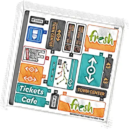 Sticker Sheet for Set 60335 - (10068840/6316621)