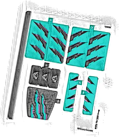 Sticker Sheet for Set 60406 - (10105282/6461878)