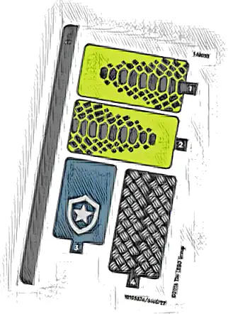 Sticker Sheet for Set 60415 - (10105876/6465727)