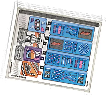 Sticker Sheet for Set 60444 - (10110505/6521418)
