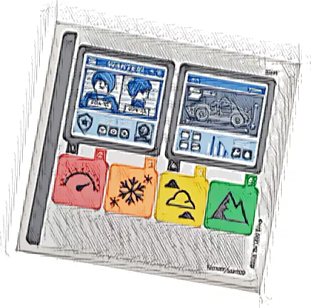 Część LEGO® 60457stk01 Arkusz naklejek do zestawu 60457 - (10111689/6530337)