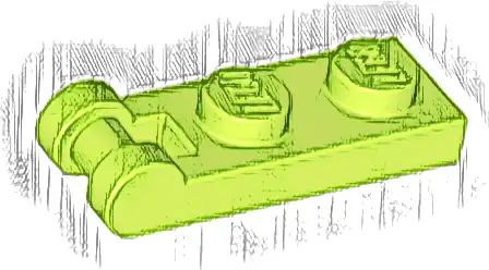 Plate, Modified 1 x 2 with Bar Handle on End